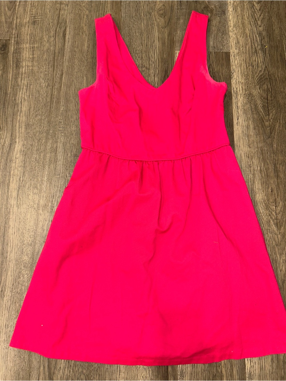 Kimchi Blue Hot Pink V-Neck Mini Dress